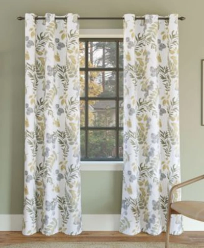 Sun Zero Remi Grommet Single Curtain Panel Collection In Multi
