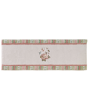 Avanti Butterfly Garden Cotton Bath Rug, 24" X 60" In White