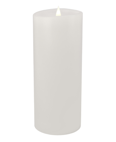 Seasonal Classic Motion Flameless Candle 4 X 10 In White