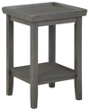 CONVENIENCE CONCEPTS 18" WOOD LEDGEWOOD END TABLE WITH SHELF