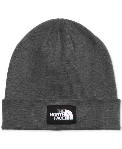 The North Face Logo Beanie Hat Grey