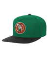 Mitchell & Ness Big Boys And Girls  Kelly Green, Black Boston Celtics Two-tone Snapback Hat In Kelly Green,black