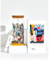Jiggy Escape The City, Claire Prouvost Decorative Artwork Puzzle Plus Puzzle Glue Kit By  Puzzles Set In Multicolor