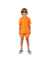 Opposuits Big Boys Matching Shirt And Shorts, 2 Piece Set In Orange
