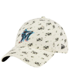 NEW ERA WOMEN'S NEW ERA CREAM MIAMI MARLINS CHROME BLOOM 9TWENTY ADJUSTABLE HAT