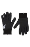 Nike Club Fleece Touchscreen Compatible Gloves In Black/ Black/ White