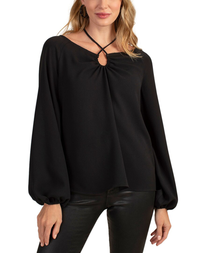 Trina Turk Hydra Top In Black