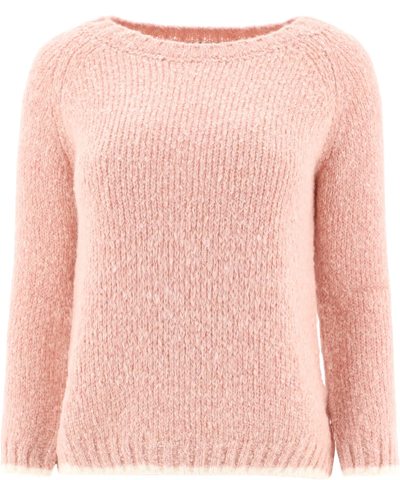Aspesi Ribbed Sweater In Pink