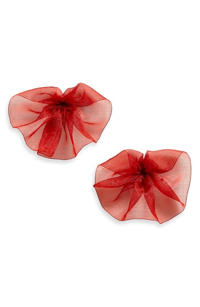 Paloma Wool - Light Pink Big Celine Chiffon Earrings – BONA DRAG