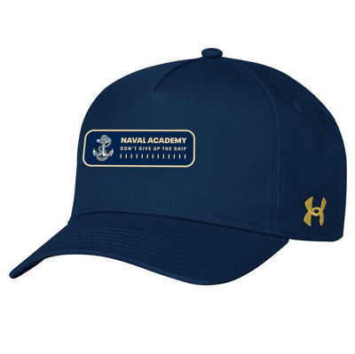 Under Armour Navy Navy Midshipmen 2023 Sideline Adjustable Hat