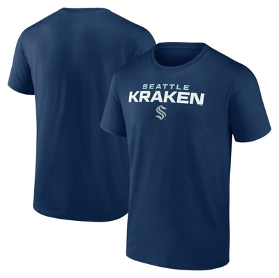 Fanatics Branded Deep Sea Blue Seattle Kraken Barnburner T-shirt