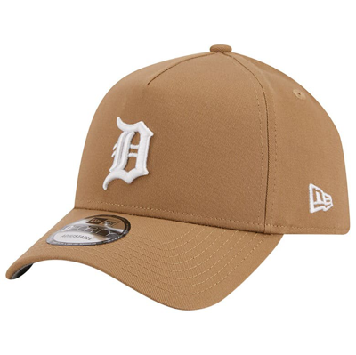 New Era Khaki Detroit Tigers A-frame 9forty Adjustable Hat