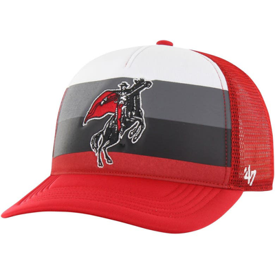 47 ' Red Texas Tech Red Raiders Kelso Hitch Adjustable Trucker Hat