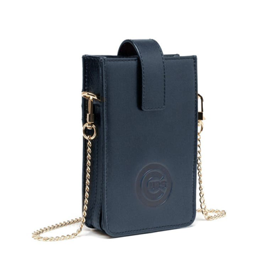 Lusso Chicago Cubs Ronnie Cell Phone Crossbody Purse In Navy