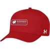 UNDER ARMOUR UNDER ARMOUR  RED WISCONSIN BADGERS 2023 SIDELINE ADJUSTABLE HAT