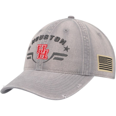 Colosseum Gray Houston Cougars Operation Hat Trick Tailgate Adjustable Hat
