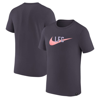 Nike Liverpool Fc Swoosh  Men's T-shirt In Grey