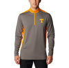 COLUMBIA COLUMBIA GRAY TENNESSEE VOLUNTEERS TECH TRAIL™ OMNI-SHADE QUARTER-ZIP TOP