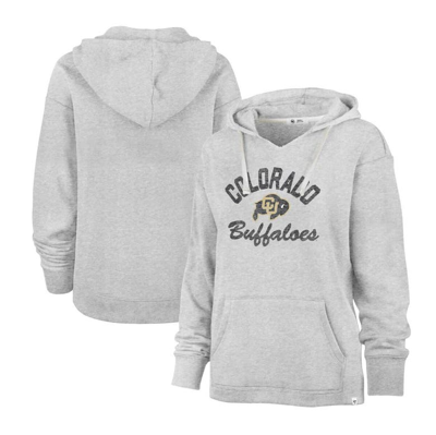47 ' Grey Colourado Buffaloes Wrapped Up Kennedy V-neck Pullover Hoodie