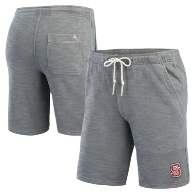 Tommy Bahama Gray Nc State Wolfpack Tobago Bay Tri-blend Shorts