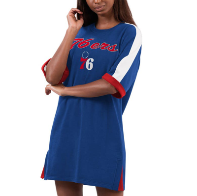 G-iii 4her By Carl Banks Royal Philadelphia 76ers Flag Sneaker Dress