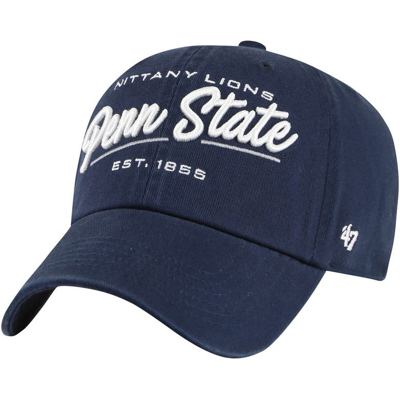 47 ' Navy Penn State Nittany Lions Sidney Clean Up Adjustable Hat