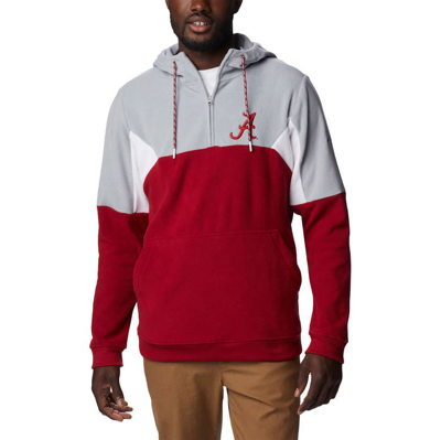 Columbia Crimson Alabama Crimson Tide Lodge Quarter-zip Hoodie