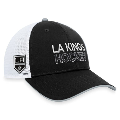 Fanatics Branded  Black Los Angeles Kings Authentic Pro Rink Trucker Adjustable Hat