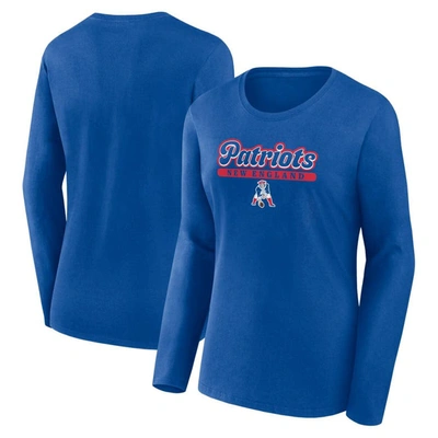 Fanatics Branded Royal New England Patriots Next Long Sleeve T-shirt