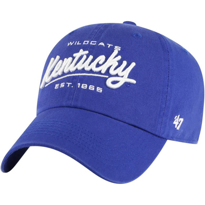 47 ' Royal Kentucky Wildcats Sidney Clean Up Adjustable Hat