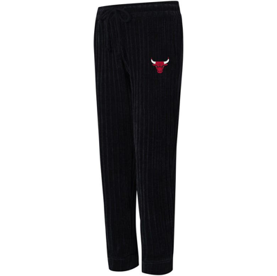 College Concepts Black Chicago Bulls Linger Pants