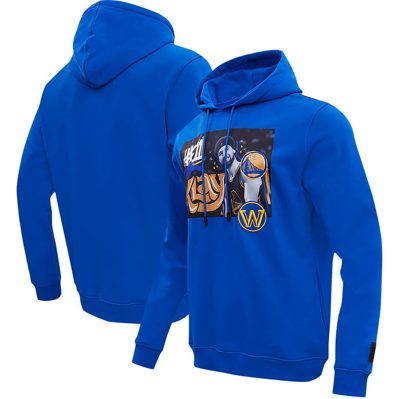 Pro Standard Klay Thompson Royal Golden State Warriors Player Yearbook Pullover Hoodie