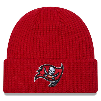 New Era Red Tampa Bay Buccaneers Prime Cuffed Knit Hat