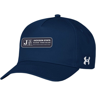 Under Armour Navy Jackson State Tigers 2023 Sideline Adjustable Hat