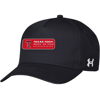 UNDER ARMOUR UNDER ARMOUR  BLACK TEXAS TECH RED RAIDERS 2023 SIDELINE ADJUSTABLE HAT