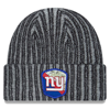 New Era Youth Boys And Girls  Black New York Giants 2023 Salute To Service Cuffed Knit Hat In Black