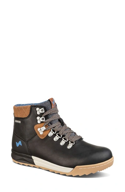 Forsake Patch Waterproof Mid Hiking Boot In Black/ Tan