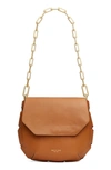 Rag & Bone Sadie Chain Leather Shoulder Bag In Tan