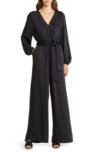 Nordstrom Matching Family Moments Long Sleeve Jumpsuit In Black