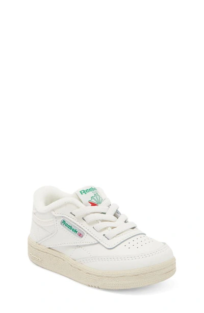 Reebok Kids' Club C Leather Trainers In White