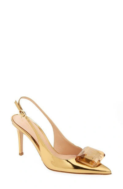 GIANVITO ROSSI GIANVITO ROSSI JAIPUR POINTED TOE SLINGBACK PUMP