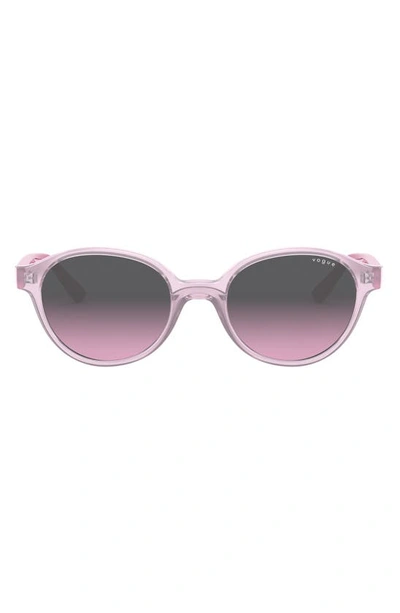 Vogue Kids' 45mm Gradient Oval Sunglasses In Pink
