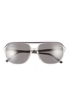 Ray Ban Bill One 60mm Square Sunglasses In Dark Grey
