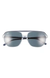 Ray Ban Bill One 60mm Square Sunglasses In Blue