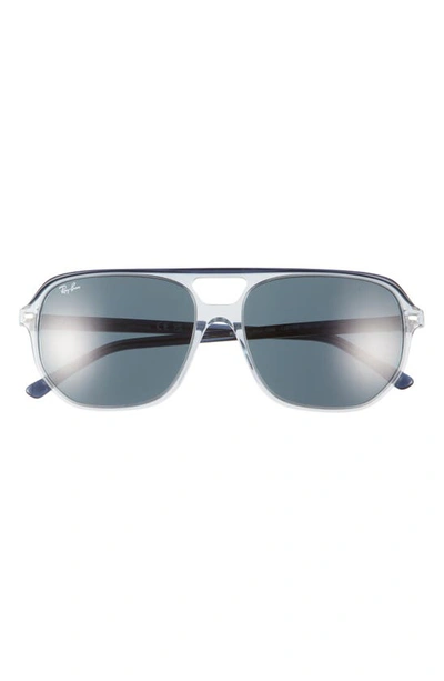 Ray Ban Bill One 60mm Square Sunglasses In Blue