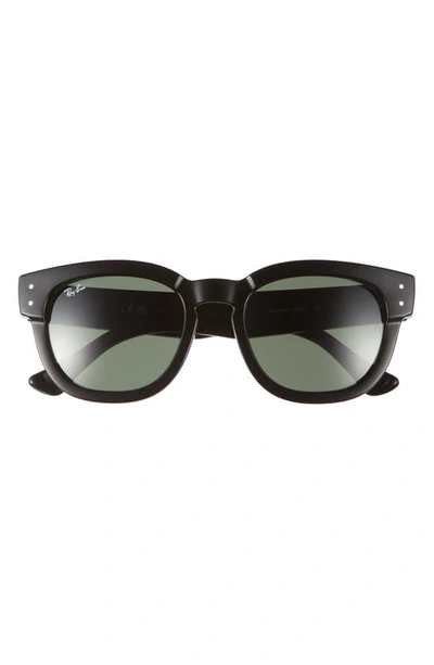 Ray Ban Mega Hawkeye 53mm Square Sunglasses In Black