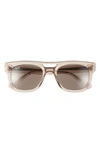 Ray Ban Phil 54mm Square Sunglasses In Brown