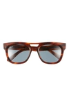 Ray Ban Phil 54mm Square Sunglasses In Striped Havana