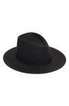 Eugenia Kim Blaine Embellished Band Wool Fedora In Black