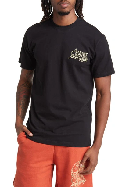 Carrots By Anwar Carrots Farm Supply Logo Graphic T-shirt In Black